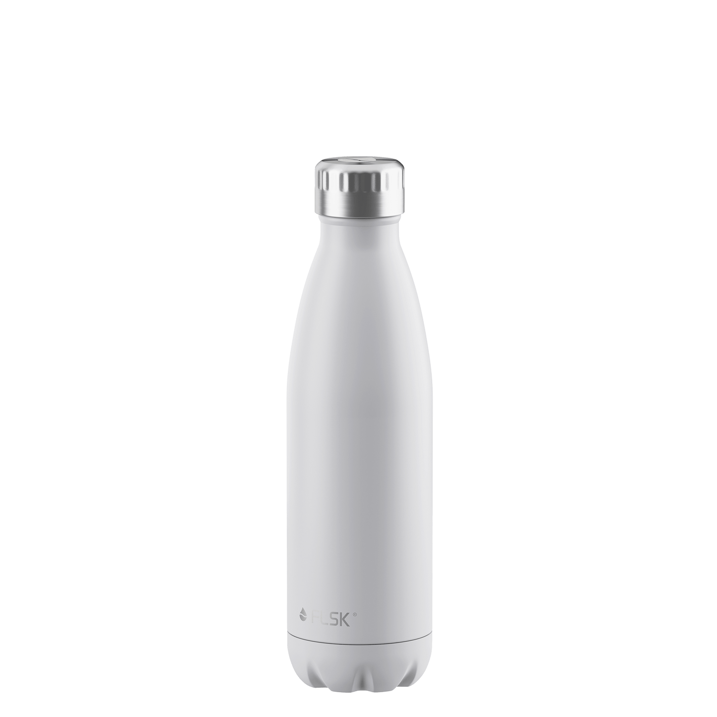 FLSK Trinkflasche 500 ml white aus Edelstahl