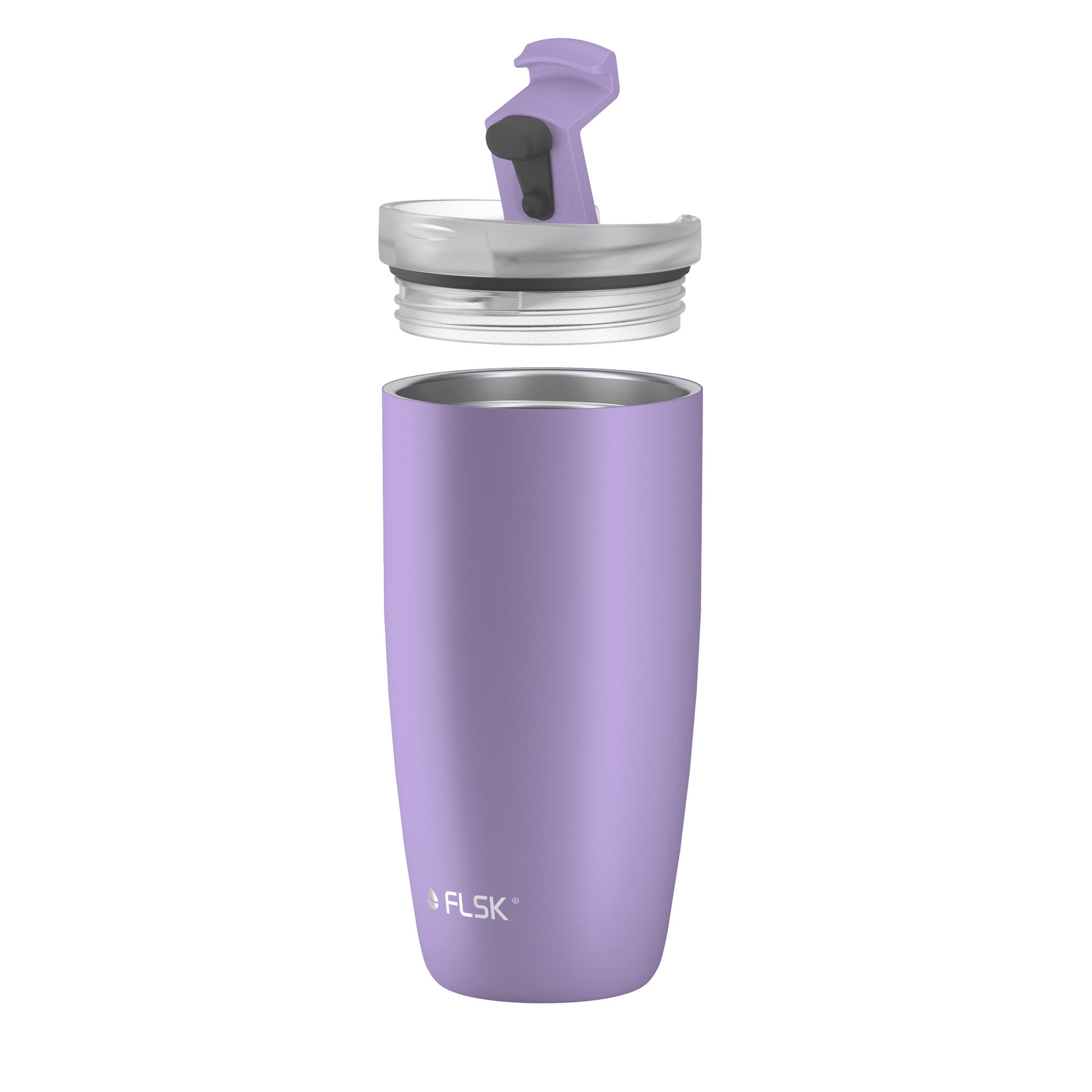 FLSK Kaffeebecher aus Edelstahl lavender 500 ml