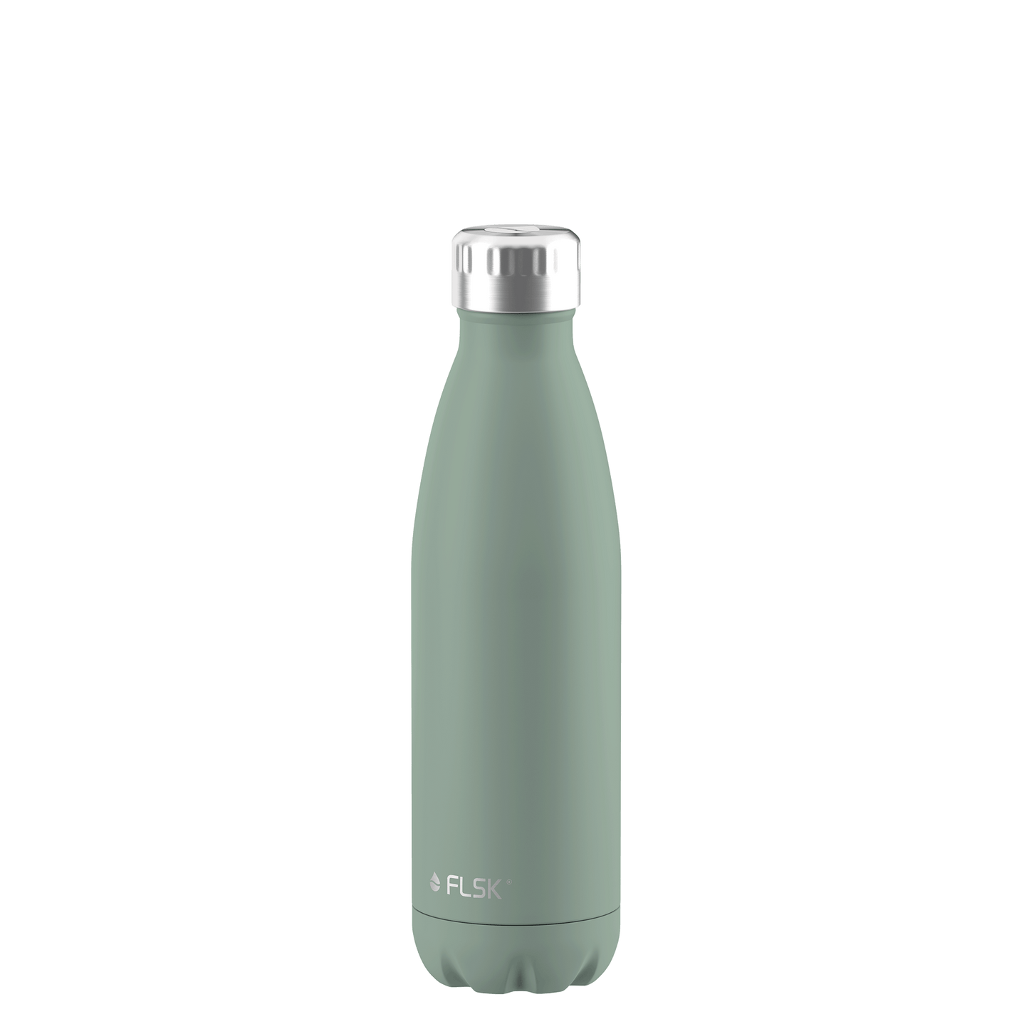 FLSK Trinkflasche 500 ml aus Edelstahl sage