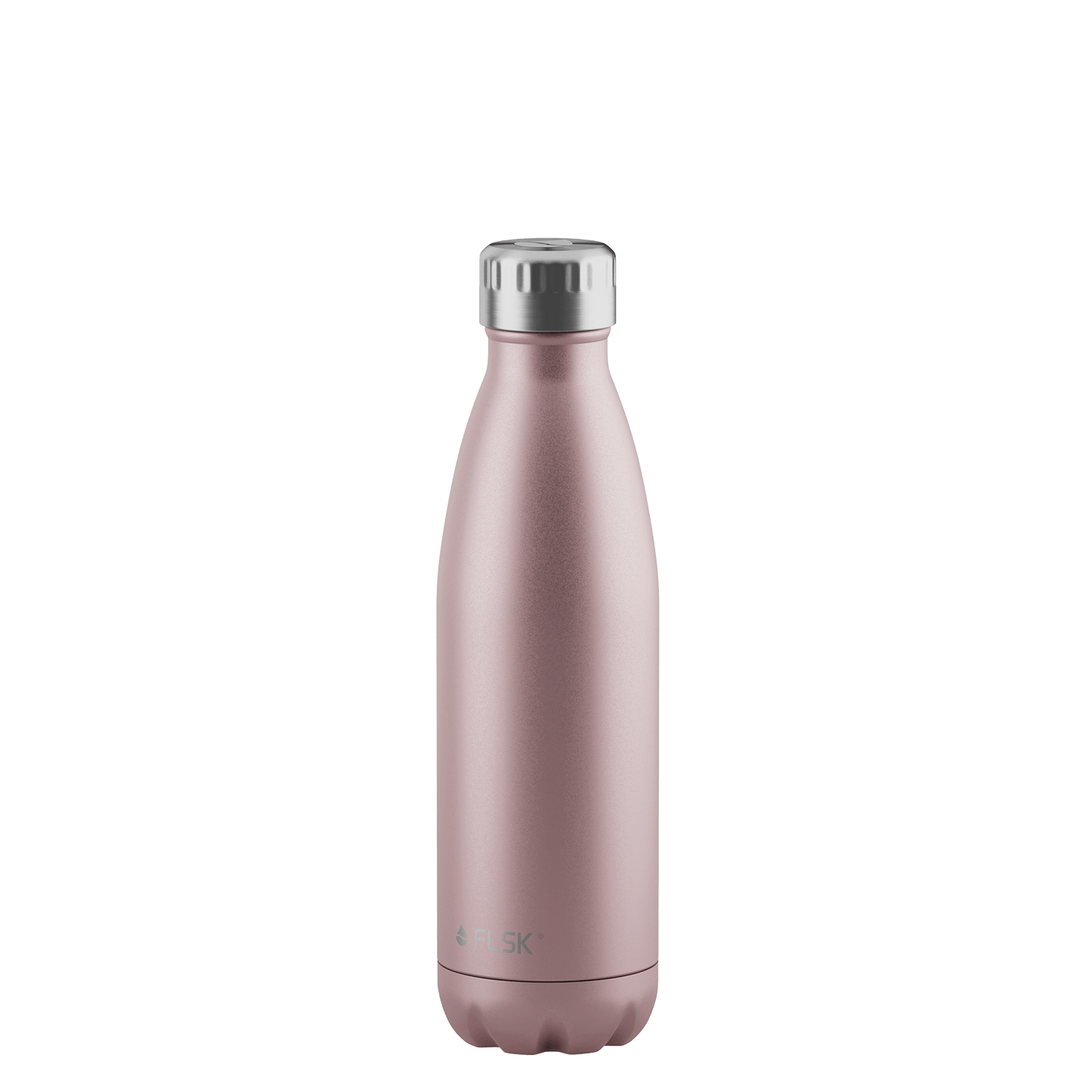 FLSK Trinkflasche 500 ml roségold aus Edelstahl