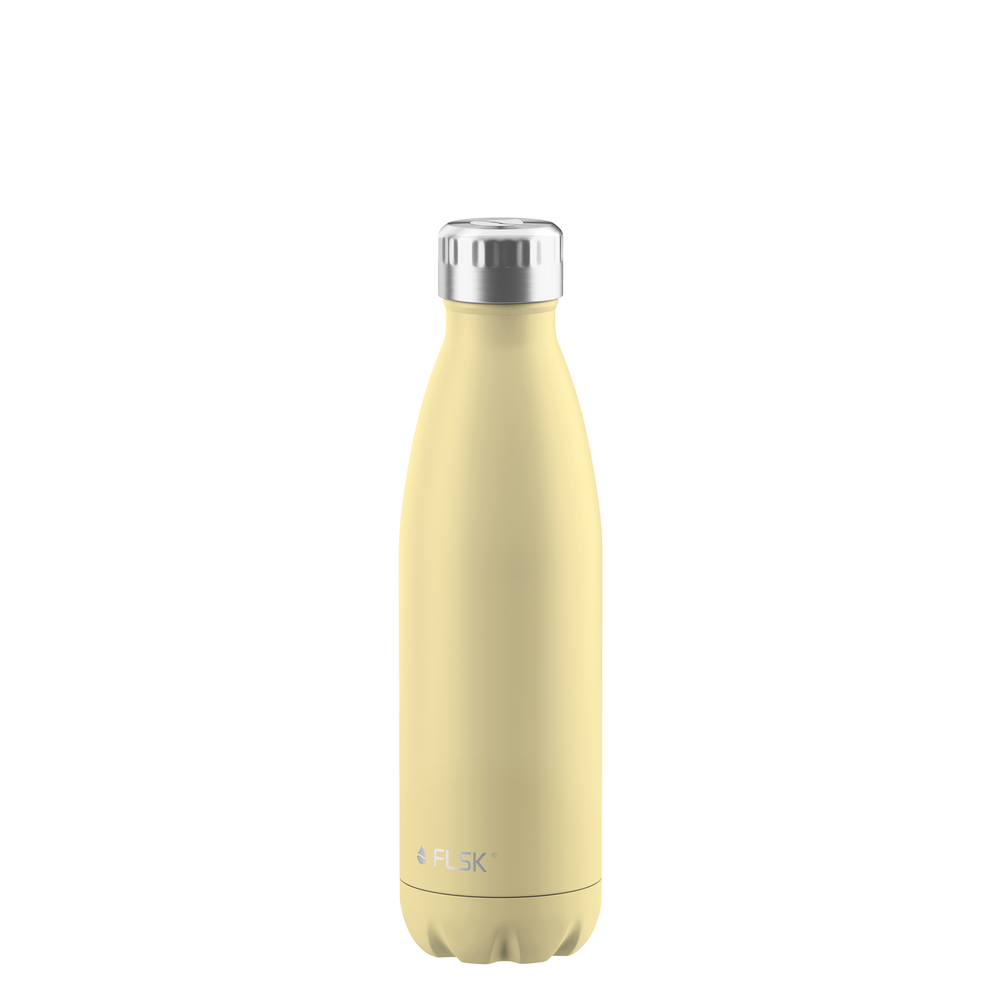 FLSK Trinkflasche aus Edelstahl 500 ml lemon