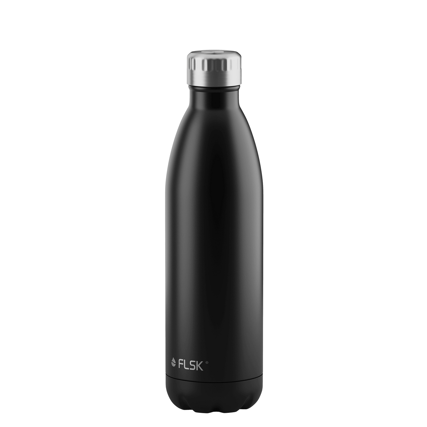 FLSK Trinkflasche aus Edelstahl 750 ml black