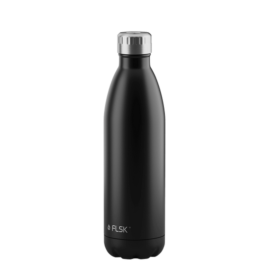 FLSK Trinkflasche aus Edelstahl 750 ml black