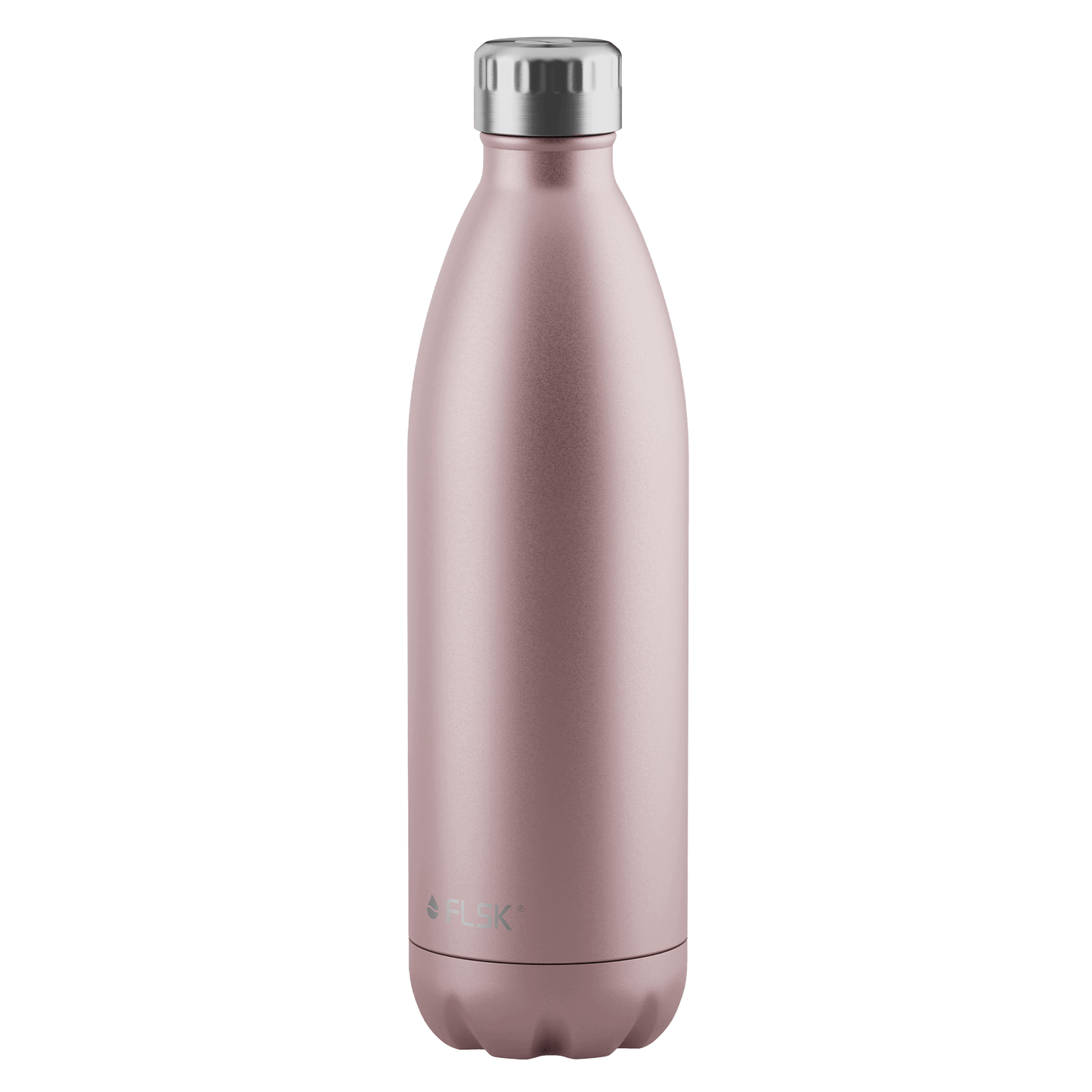 FLSK Trinkflasche 1000 ml roségold aus Edelstahl