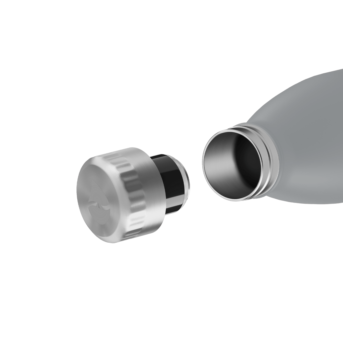 FLSK Trinkflasche 500 ml stone aus Edelstahl