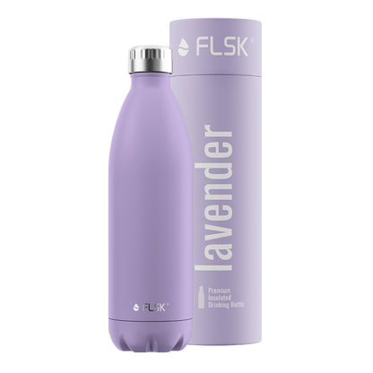 FLSK Trinkflasche aus Edelstahl lavender 1000 ml