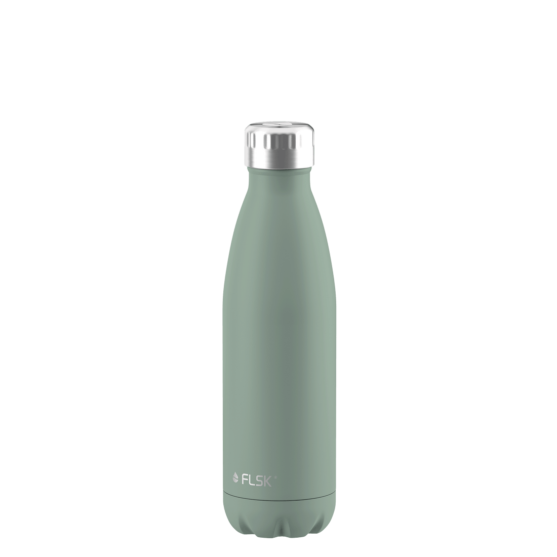 FLSK Trinkflasche 500 ml aus Edelstahl sage