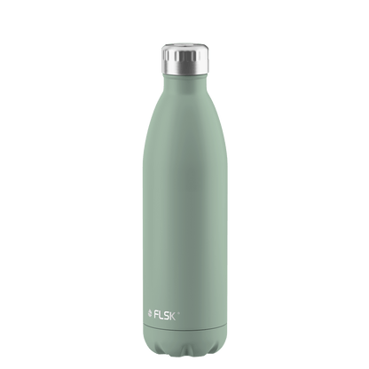 FLSK Trinkflasche 750 ml aus Edelstahl sage