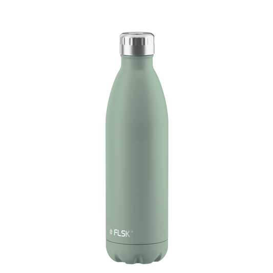 FLSK Trinkflasche 750 ml aus Edelstahl sage