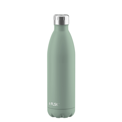 FLSK Trinkflasche 750 ml aus Edelstahl sage
