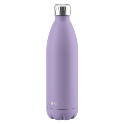FLSK Trinkflasche aus Edelstahl 1000 ml lavender