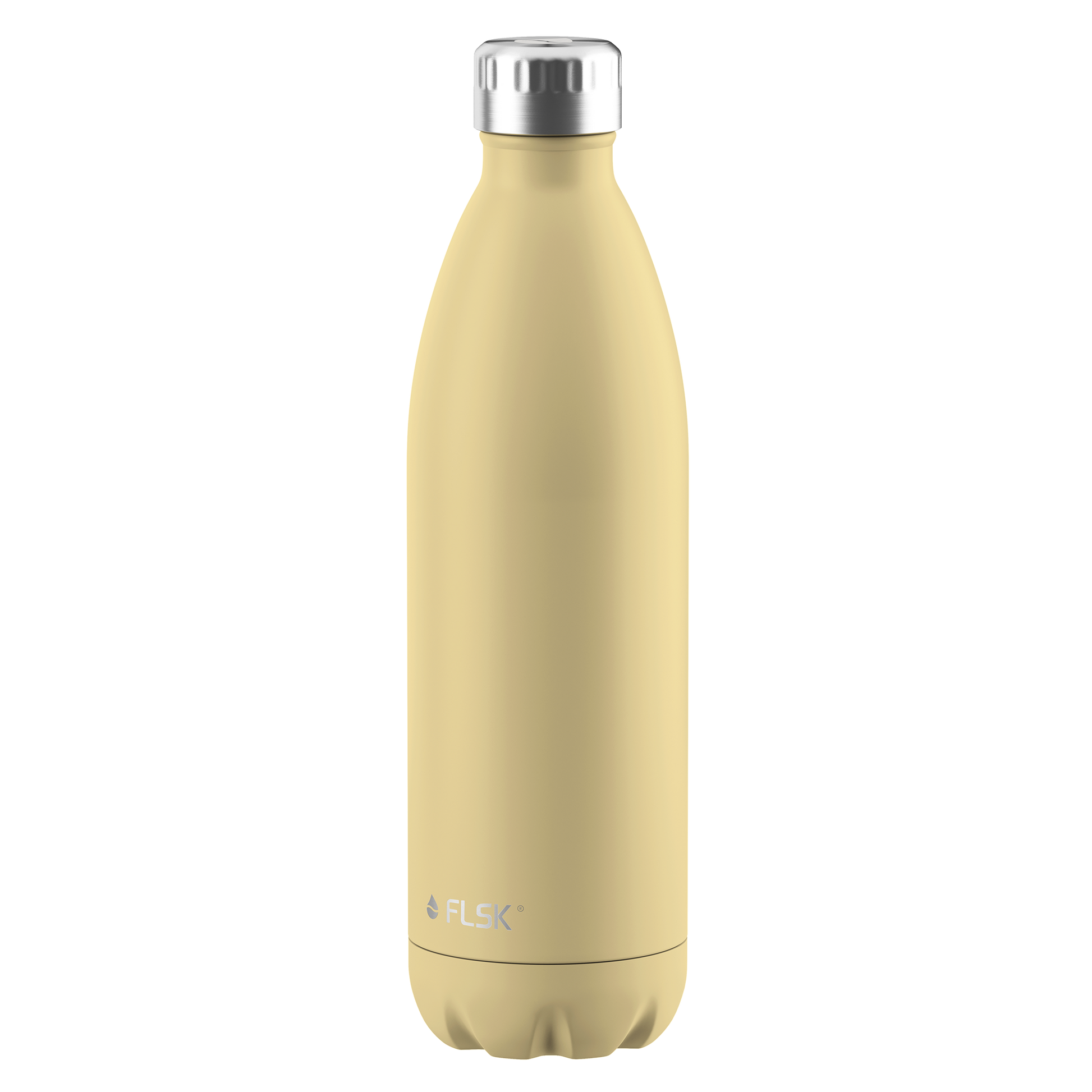 FLSK Trinkflasche aus Edelstahl 1000 ml lemon
