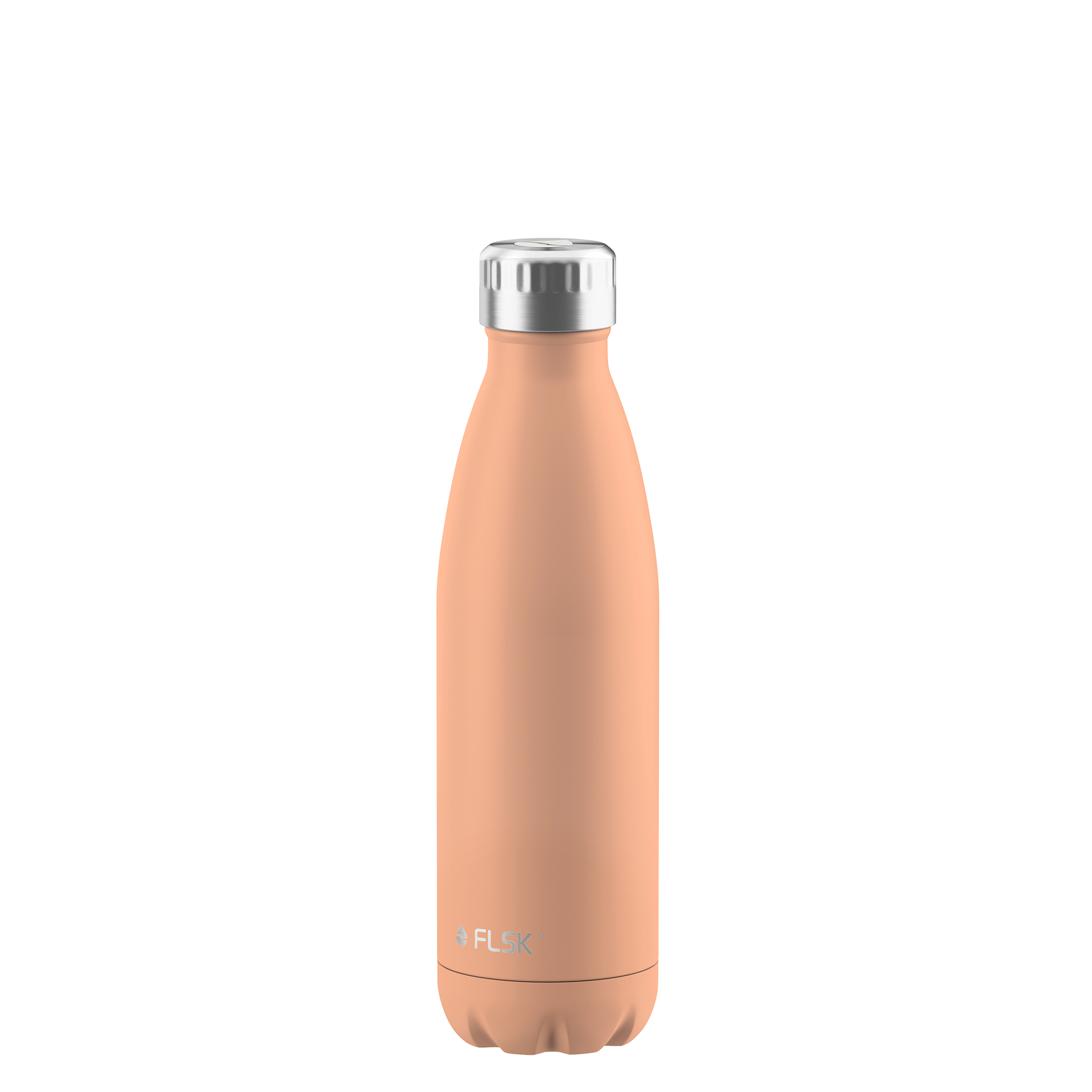 FLSK Trinkflasche aus Edelstahl 500 ml peach