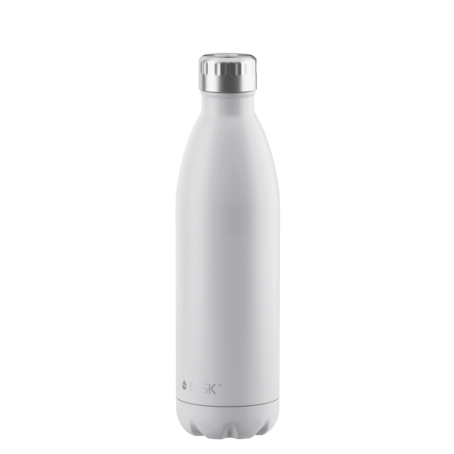 FLSK Trinkflasche 750 ml white aus Edelstahl