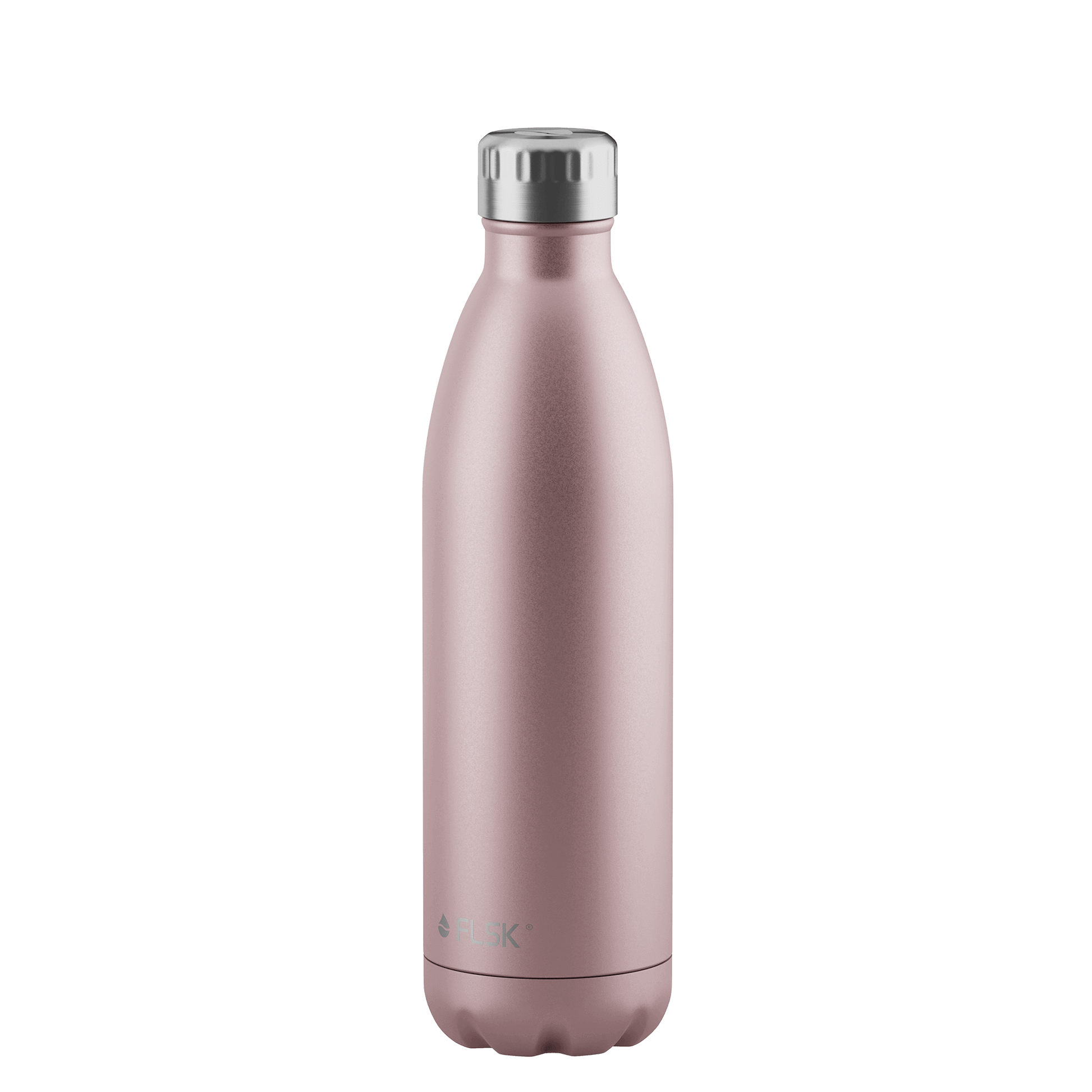 FLSK Trinkflasche 750 ml roségold aus Edelstahl