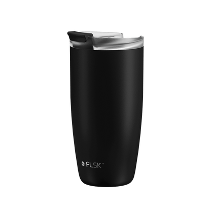 FLSK Kaffeebecher 500 ml black aus Edelstahl